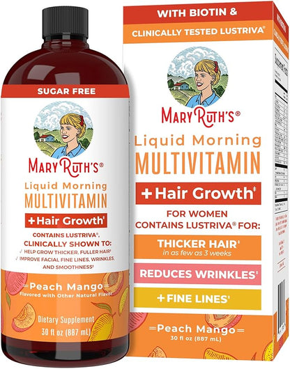 MaryRuth Multivitaminico Liquido - Crecimiento del cabello