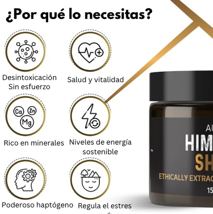 🔖50% Descuento🔖 Shilajit - Incrementa la testosterona y potencia tu líbido, mientras fortalece tu rendimiento