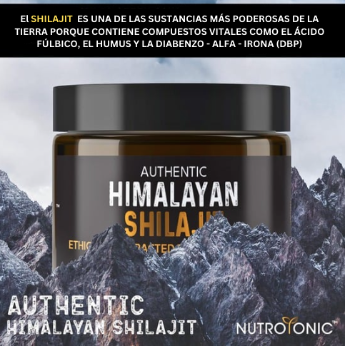 🔖50% Descuento🔖 Shilajit - Incrementa la testosterona y potencia tu líbido, mientras fortalece tu rendimiento
